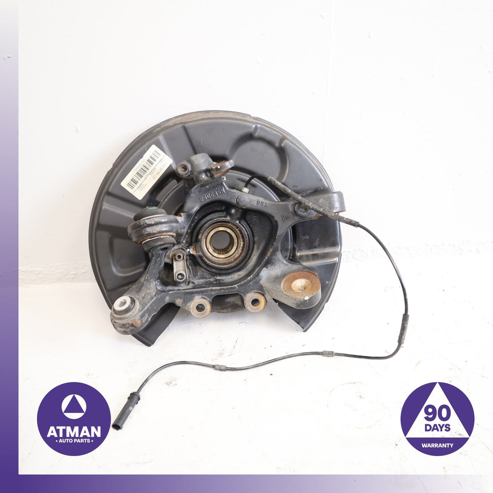 BMW F34 328i 335i 340i GT Rear Left Spindle Knuckle Hub w /Shield OEM