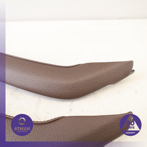 BMW F26 X4 Front &amp; Rear Door Panel Grab Handle Trim Set Brown OEM