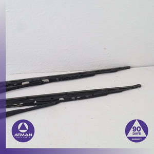 BMW E46 325i 323i 330i Front Windshield Wiper Washer Arm Set OEM — photo 2