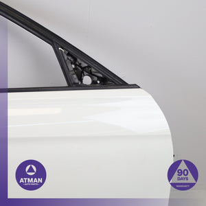 12-18 BMW F30 320i Front Right Side Door Shell Panel White 41007298566 OEM