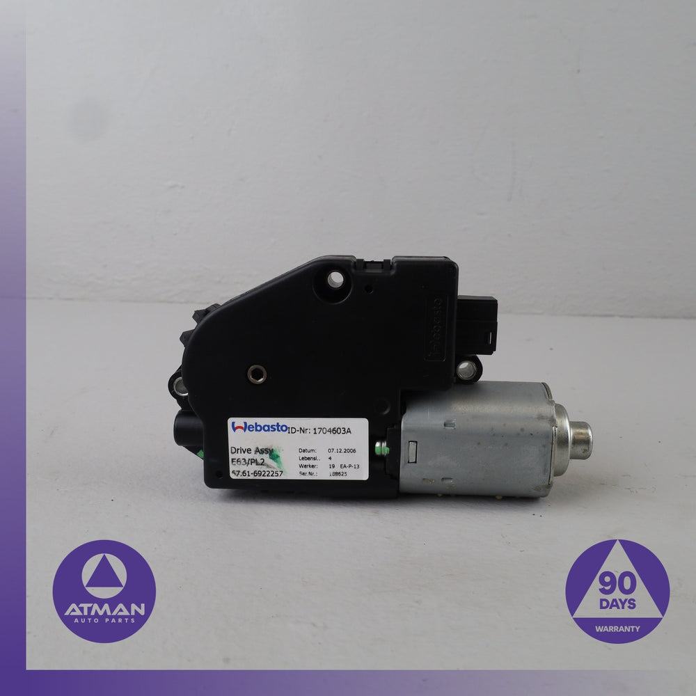 BMW E90 328i 330i 650i Sunroof Sun Roof Drive Adjustment Motor 67616922257 OEM