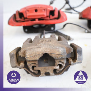 02-10 BMW E64 650i 545i 745i Front &amp; Rear Brake Caliper Cover Set OEM