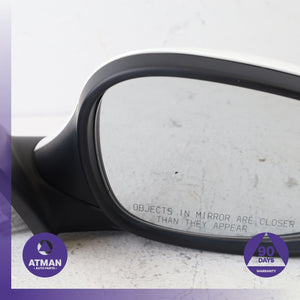 BMW E90 328i Right Side Exterior Door Mirror White OEM