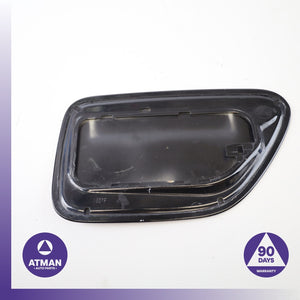 04-10 BMW E63 650i 645Ci M6 Fuel Gas Tank Filler Neck Flap Door Cover Black OEM