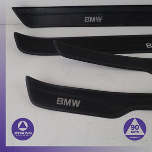 BMW E90 328i 330i 335i Front & Rear Sill Scuff Plate Cover Panel Set OEM