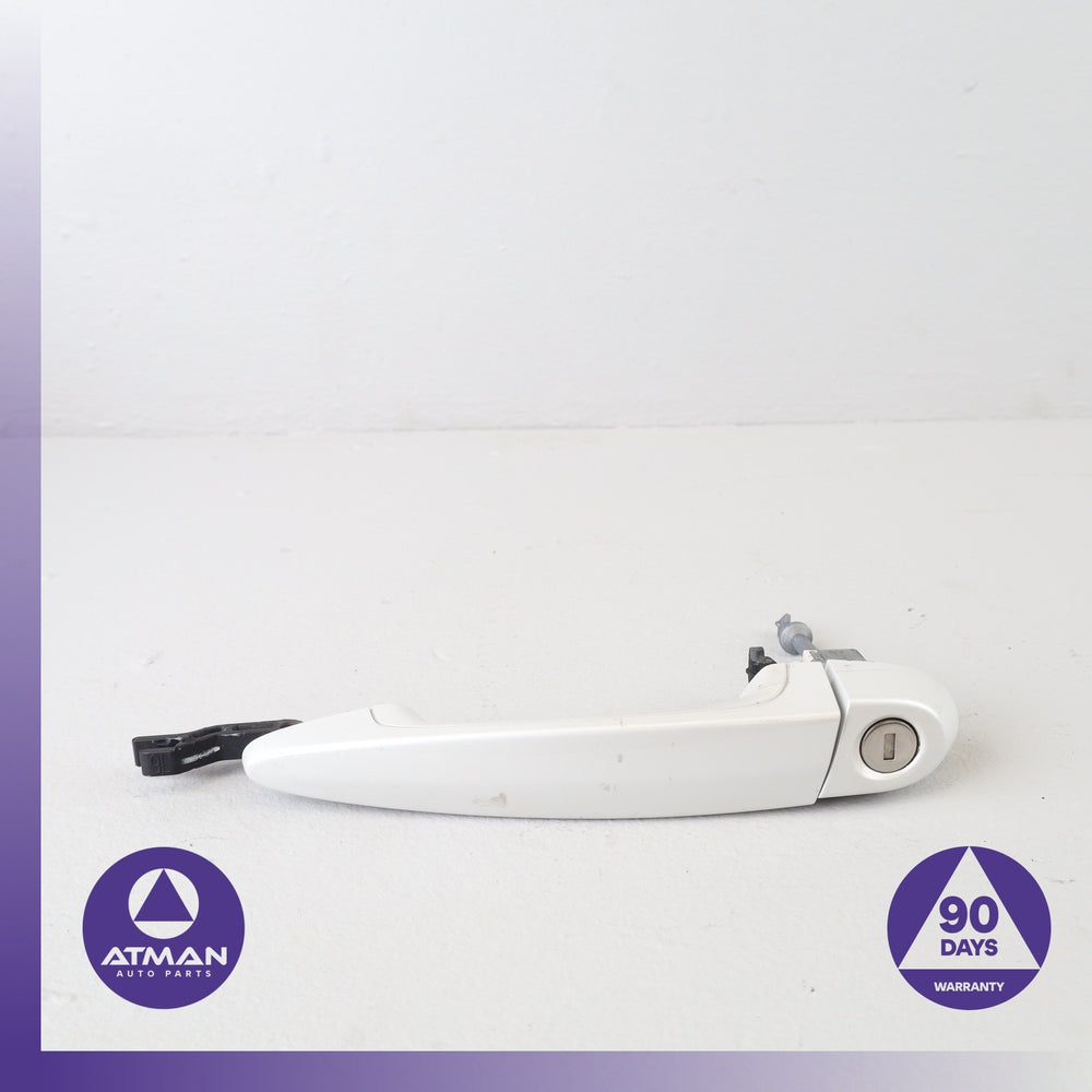 BMW F30 328i 330i Front Left Driver Side Exterior Door Handle White OEM