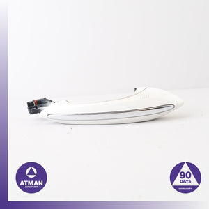 BMW F10 535i Rear Left Exterior Door Handle White OEM