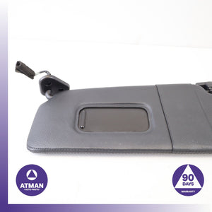 08-10 BMW E64 650i Left Driver Side Sunvisor Sun Visor Black OEM — photo 5