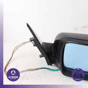 00-06 BMW E53 X5 Right Passenger Side Rear View Door Mirror Black OEM