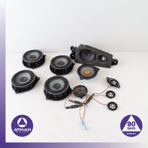 14-19 BMW F16 X6 X5 Top Hi-Fi Harman/Kardon Interior Speaker Tweeter Set OEM