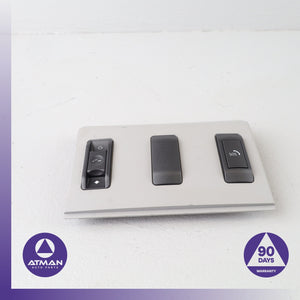 BMW E66 750i Front Upper Overhead Roof Cover Panel Switch w/ Button OEM