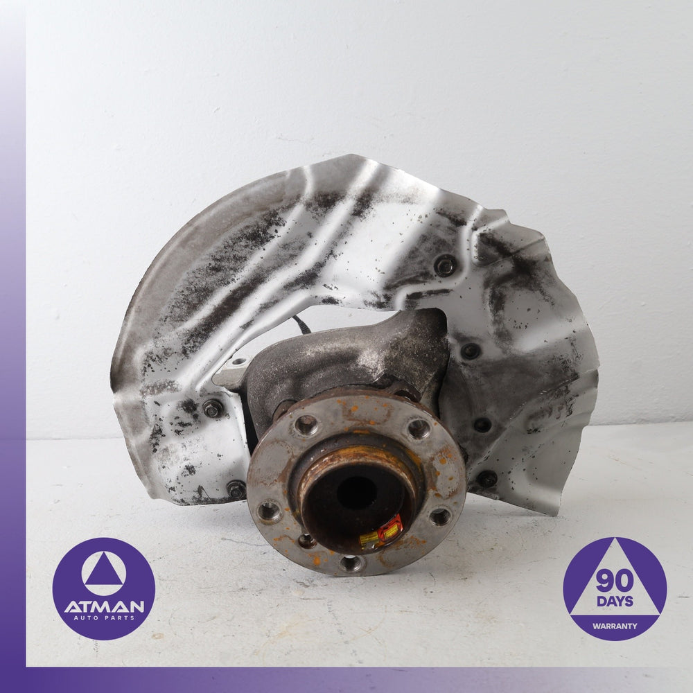 BMW E66 750Li Front Right Side Spindle Knuckle Hub w/ Shield OEM