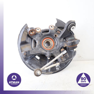 07-13 BMW E88 128i 328i Rear Left Spindle Knuckle Hub w /Shield OEM