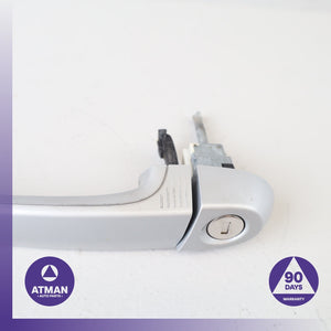 BMW F25 X3 Front Left Driver Side Exterior Door Handle Silver OEM