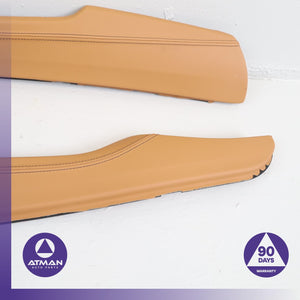 BMW F16 X6 Center Console Cover Panel Trim Brown Set OEM