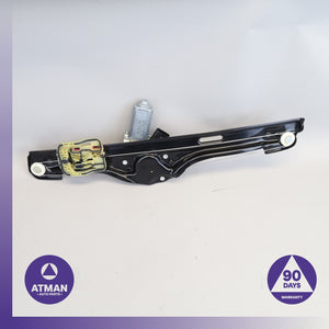 BMW F15 X5 Rear Right Side Window Regulator w/ Motor 51357291952 OEM