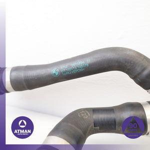 16-18 BMW F30 330e Hybrid Engine Coolant Hose Set OEM 84k