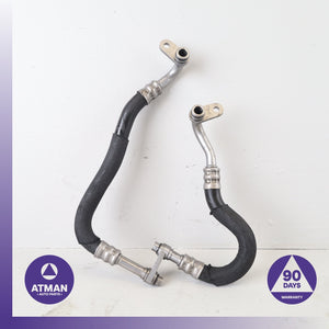 BMW E60 535i 3.0L I6 N54 Engine Motor Oil Cooler Line Set OEM