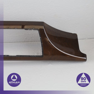 BMW E66 750i 750i Right Dashboard Cover Panel Trim Wood OEM