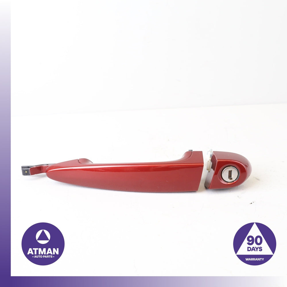 BMW E93 328i 320i Front Left Exterior Door Handle Red OEM
