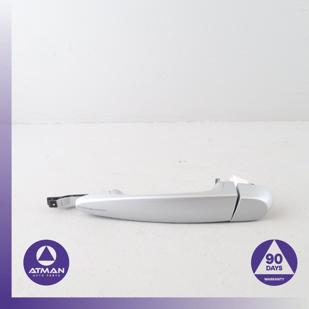 BMW E90 328i 335i 325i Rear Left Exterior Door Handle Silver OEM