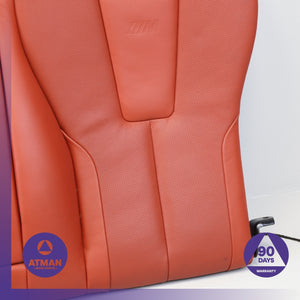 14-19 BMW F06 M6 Rear Left & Right Upper Seat Cushion Set Merino Red OEM