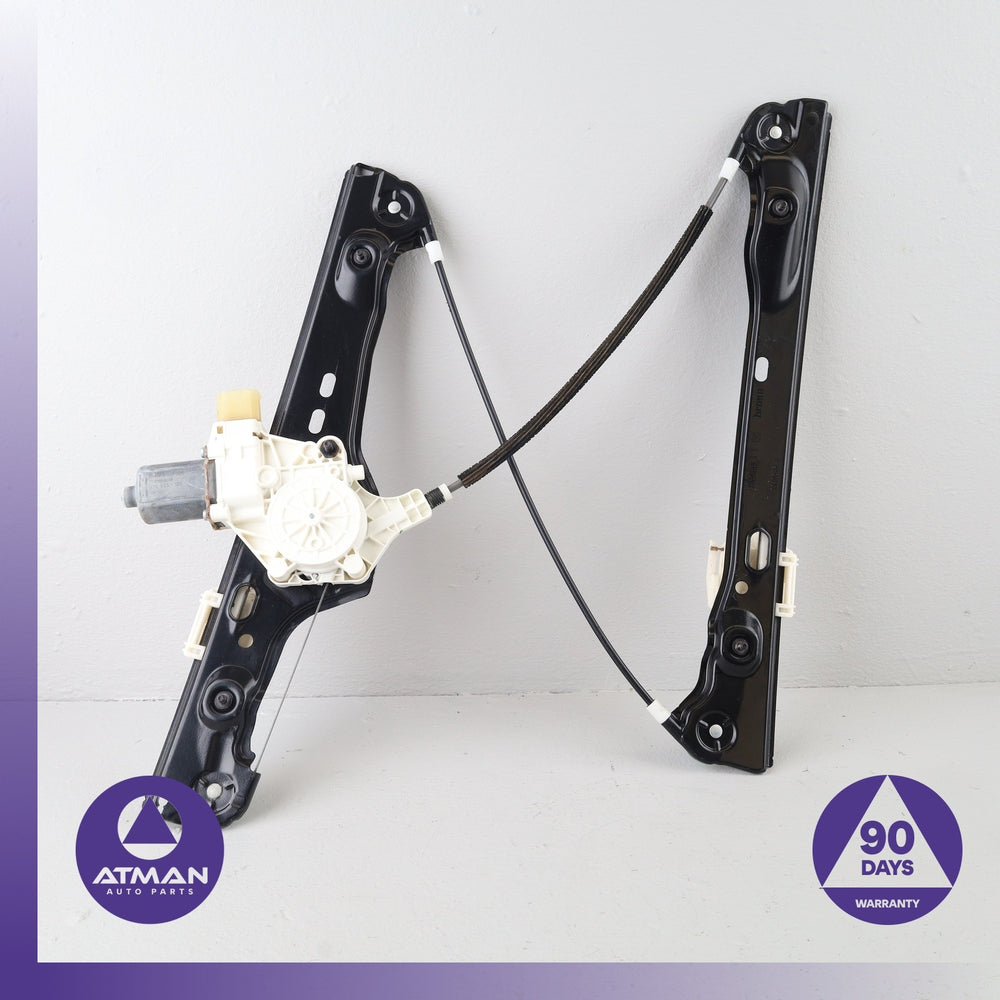 BMW E90 328i 335i Front Right Side Window Regulator w/ Motor OEM