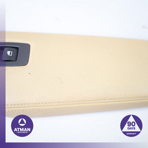 BMW E70 X5M X5 Front & Rear Right Side Door Panel Armrest Set OEM