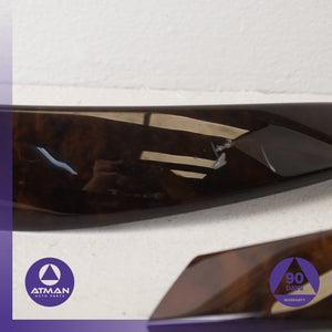 BMW F34 328i GT 335i 330e Front & Rear Door Trim Panel Wood Set OEM