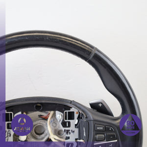 10-14 BMW F10 550i 640i Steering Wheel w/ Paddle Shifters 32336792424 OEM