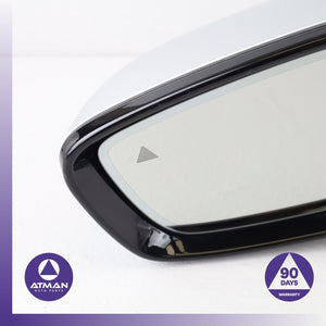 16-19 BMW G12 740i 750i Left Side Rear View Door Mirror w/ Blind Spot OEM