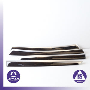 11-16 BMW F10 550i 528i Front & Rear Interior Door Panel Trim Wood Set OEM
