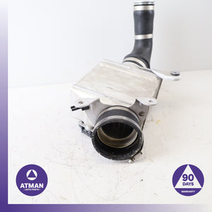 08-19 BMW F06 650i 550i 750i X6 4.4L V8 Left Side Turbocharger Intercooler OEM