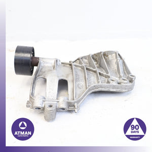 BMW F07 535i GT 3.0L N55 A/C Compressor Support Bracket w/ Pulley 7585167 OEM