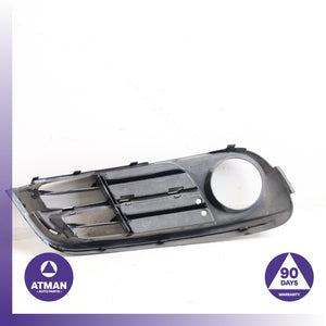 BMW F10 528i Front Left &amp; Right Lower Bumper Grille Set Black OEM
