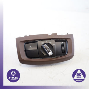 BMW F15 X5 X6 Dash Headlight Head Light Control Switch OEM