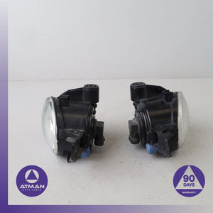 BMW E70 X5 X5M Front Left & Right Bumper Foglight Fog Light Lamp Set OEM