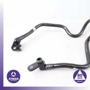 BMW F10 535i 3.0L N55 A/T AT Transmission Oil Cooler Pipe Line Set 7635671 OEM — photo 2