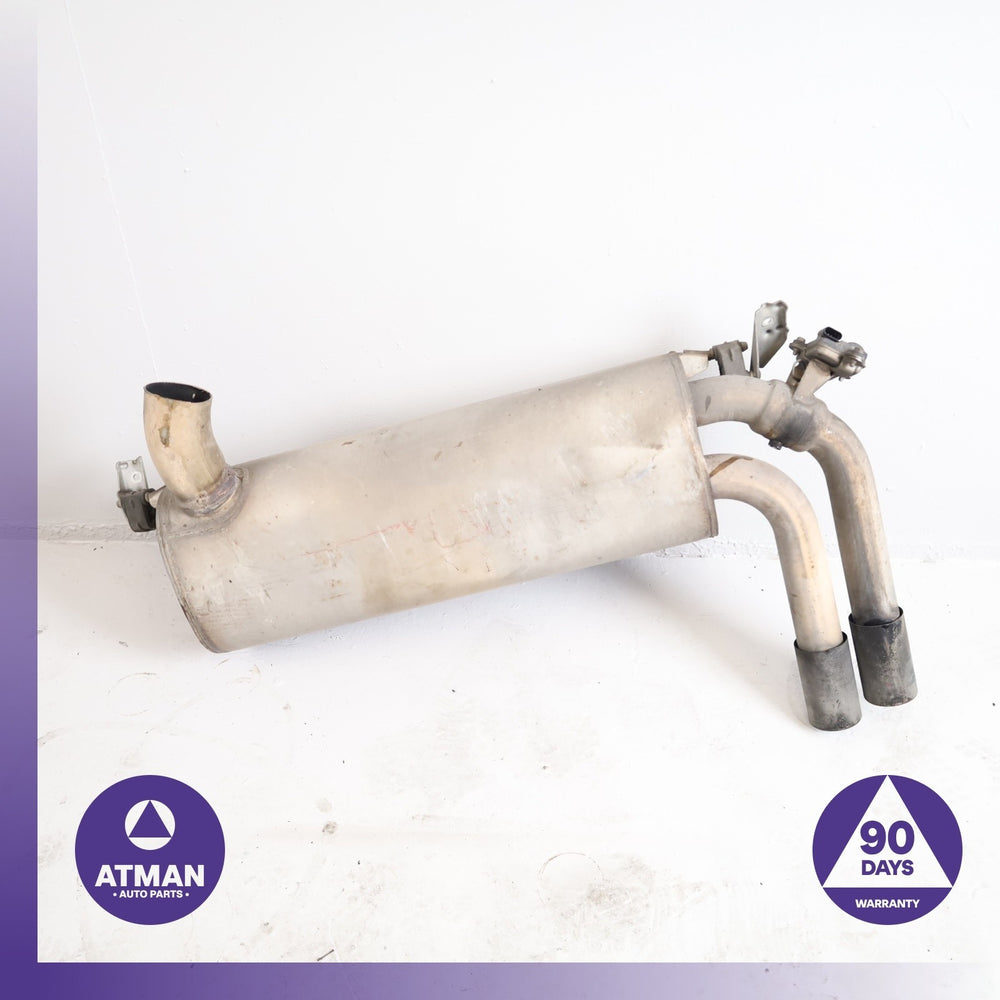 14-16 BMW F34 328i GT Rear Exhaust Muffler Silencer w/ Tips 18307645851 OEM