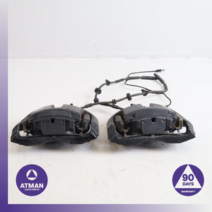 12-19 BMW F06 650i 640i M-Sport Front Brake Caliper Set 34117846701 Black OEM