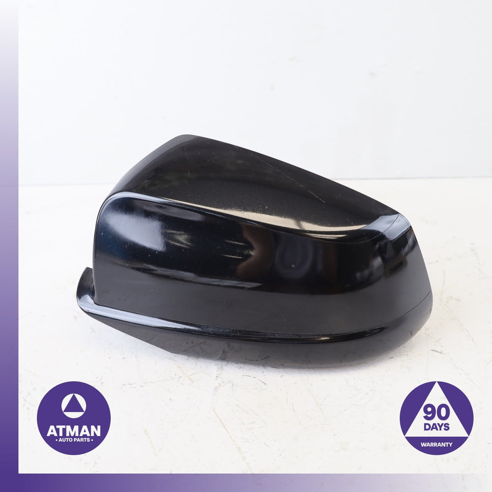 BMW F10 550i 528i Left Side Exterior Mirror Cover Panel Black OEM