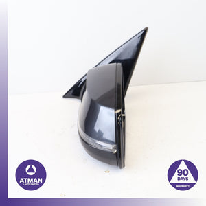 14-17 BMW F07 535i 550i GT Shadow Line Left Side Rear View Door Mirror Gray OEM