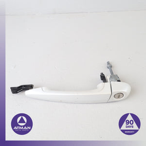 BMW F30 328i 330i Front Left Driver Side Exterior Door Handle White OEM