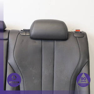 15-19 BMW F86 X6M Rear Left &amp; Right Upper Seat Cushion Merino Set Black OEM