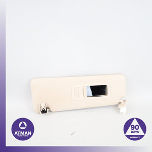 BMW F30 320i Left Driver Side Sunvisor Sun Visor Beige OEM