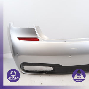 16-19 BMW G12 740i 750i M-Sport Rear Bumper Cover Panel Silver OEM
