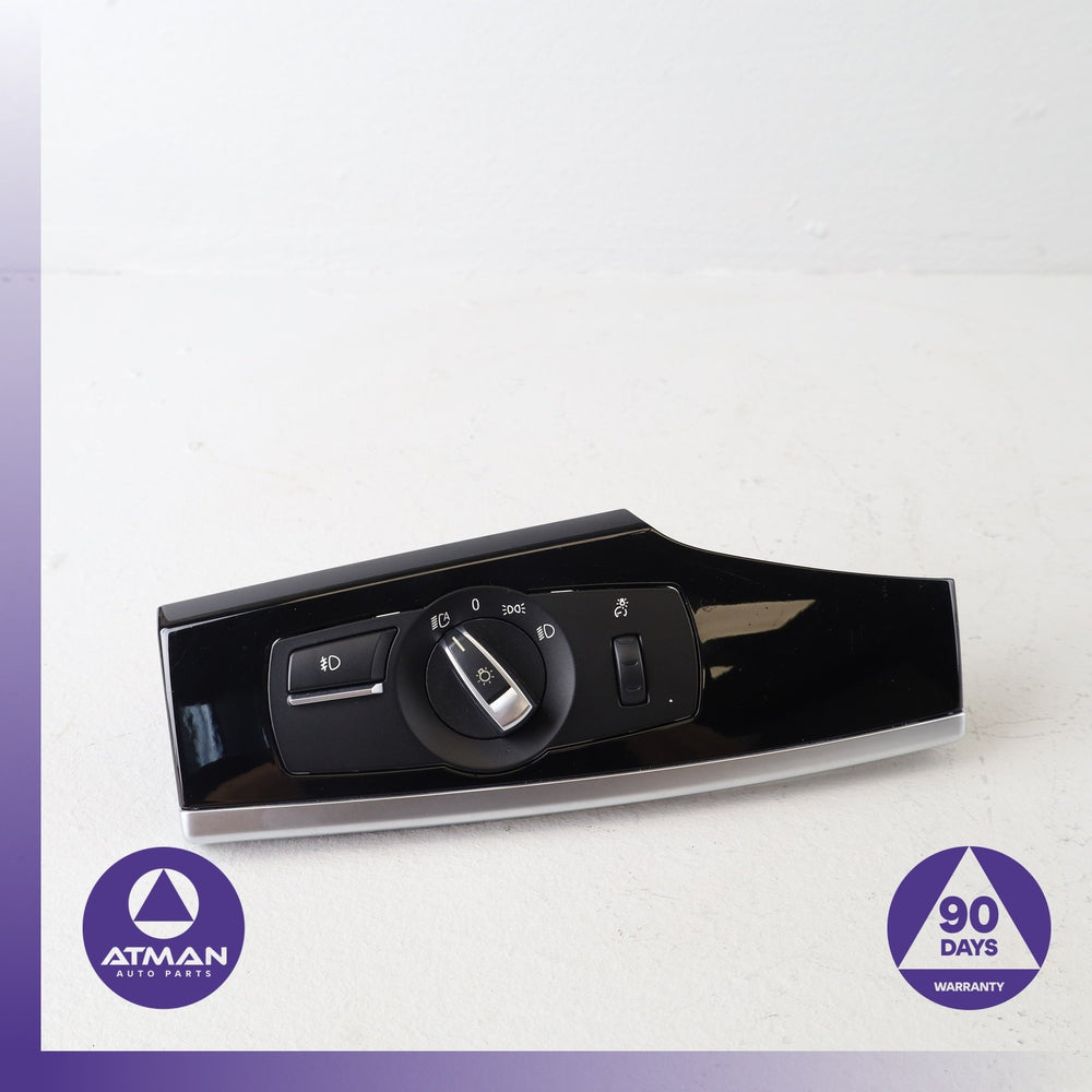15-18 BMW F25 X3 X4 Dashboard Headlight Head Light Switch w/ Trim OEM