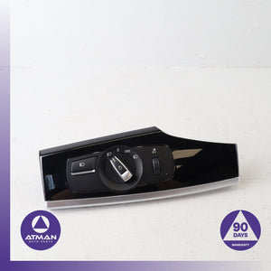 15-18 BMW F25 X3 X4 Dashboard Headlight Head Light Switch w/ Trim OEM