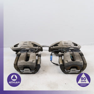 16-22 BMW G12 740i 3.0L M-Sport Front & Rear Brake Caliper Set Silver OEM