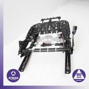 14-19 BMW F15 X5 535i X6 Front Left Seat Base Track Frame Rail w/ Motors OEM 82k